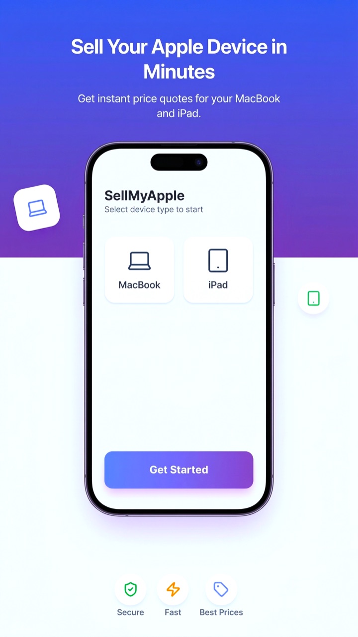 Buyback Elite app — home screen