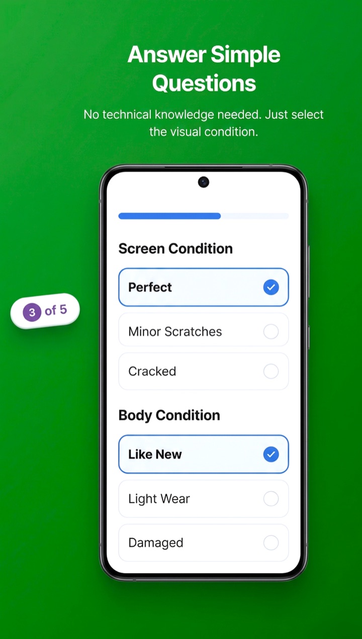 Buyback Elite app — instant valuation