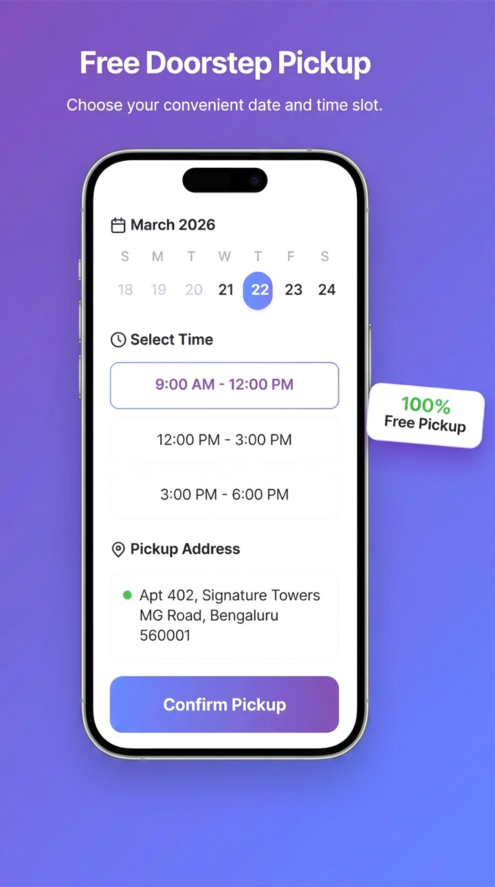 Buyback Elite app — sell flow
