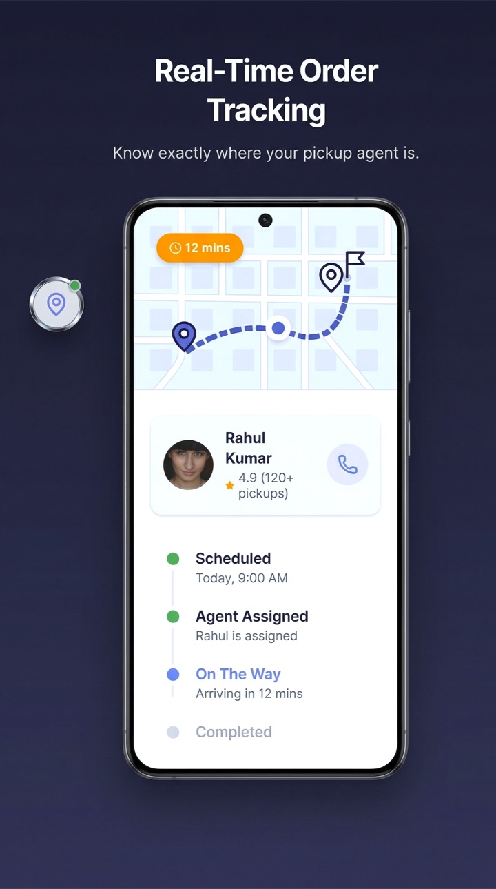 Buyback Elite app — order tracking