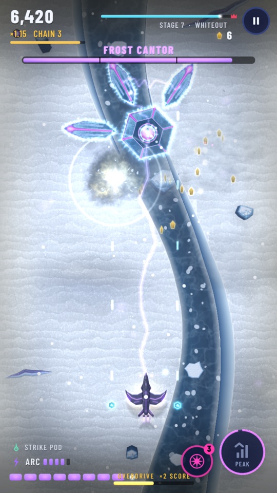Frost Cantor boss fight on the ice stage Whiteout